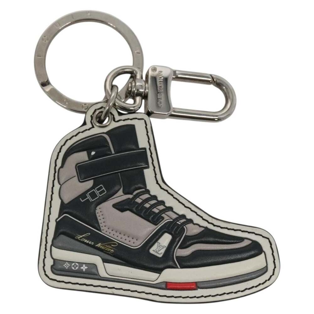 Louis Vuitton Monogram Eclipse Porte Cles LV Trainer Charm Black